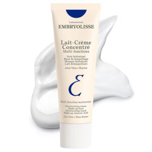 Embryolisse Lait-Crème Concentré, Multifunction Daily Moisturizer, Primer, and Makeup Remover, Suitable for All Skin Types. French Face Cream With Shea Butter & Aloe Vera