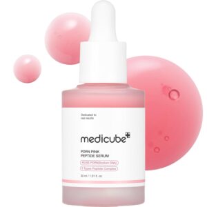 medicube PDRN Pink Peptide Serum, Pink glow serum, Peptide, Niacinamide, Hydrating & Moisturizing & Firming, Uneven Skin Tone, Korean Skincare | 1.01 fl.oz. (1.01 fl.oz., Rose...
